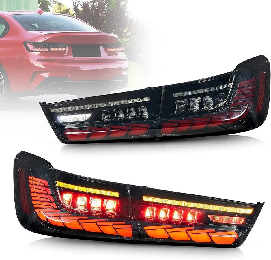 BMW 3 Series G20 M3 G80 W/Sequential Amber Turn Signal LED Taillights 2020 - 2024